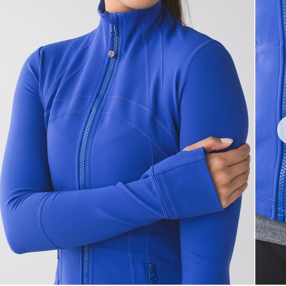 Lululemon Define Jacket in Sapphire Blue Size 10 - Picture 4 of 12